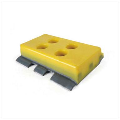 Yellow Rubber Track Pad