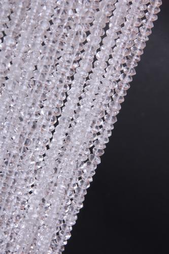 Clear Crystal Quartz Micro Beads