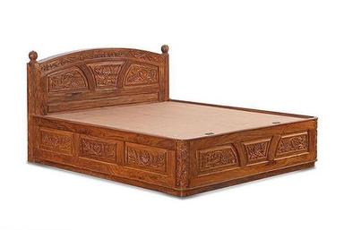 Solid Wood Bed Carving Star Carpenter Assembly