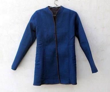 Blue Handmade Kantha Jacket