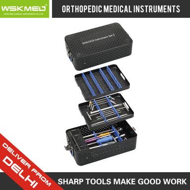 Steel Wskmed Dhs And Dcs Instrument Set Orthopedic Trauma Surgical Instruments Hospital Medical