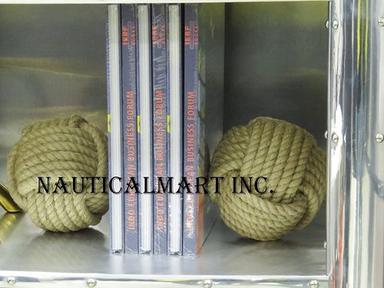 Brown Nauticalmart Nautical Bookends Rope Bookends Nautical Gift Knot Bookends