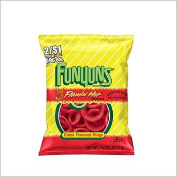 Funyuns Onion Flavored Rings Flamin Hot Flavor