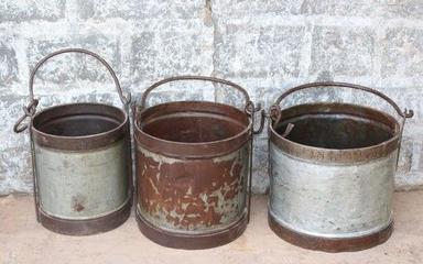 Bucket Iron Pot Set Of 3