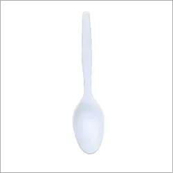 White 160 Mm Disposable Bagasse Spoon