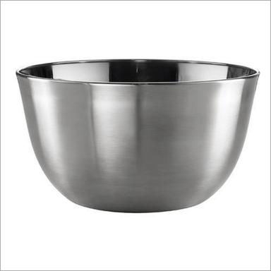 Silver Stainless Steel Dinner Bowl