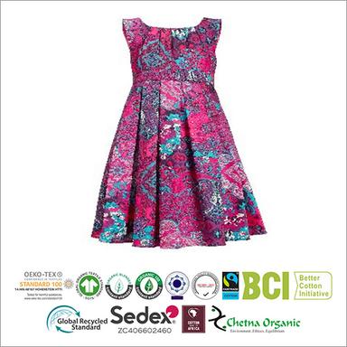 Organic Fair Trade Printed Frock Age Group: As Per Buyer Requirement