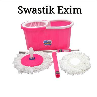 Spin Bucket Mop With 2 Refills- Super Absorbent Refills For All Type Of Floors Application: Cleaning