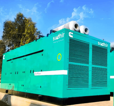 Green Cummins 1010 Kva Three Phase Silent Diesel Generator