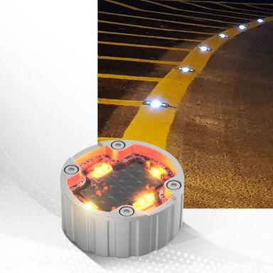 Solar Led Road Safety Products / Solar(Optional) Led Crosswalk Floor-installing Traffic Signal