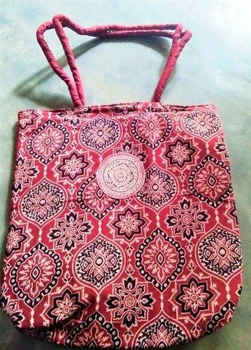 Red And All Ladies Cotton Shoulder Bag