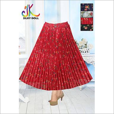 Ladies Printed Skirt Size: Customized