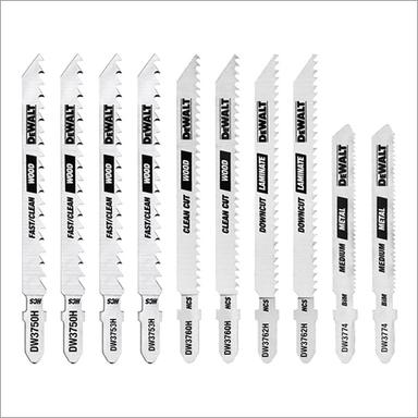 Gray 10 Pc T-Shank Jig Saw Blade Set With Case