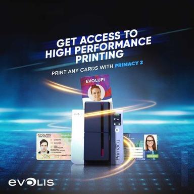 New Launched Version Evolis Primacy Dual Sided Id Card Printer Application: Printing