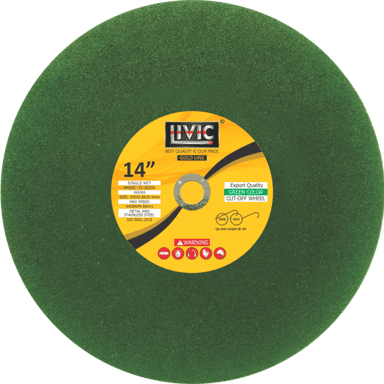 14 Inch Gold Line Single Net Green Color Cutting Wheel Cutting Accuracy: 100  %