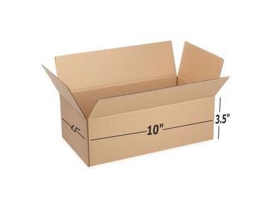 Kraft Paper Box Brother 3 Ply Brown Corrugated Box Packing Box Length 10 Inch Width 4.5 Inch Height 3.5 Inch Shipping Box Courier Box
