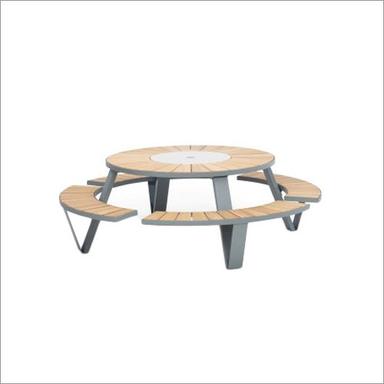 Polished Foldable Canteen Round Table