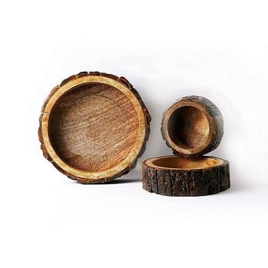 Natural mango wood bowl