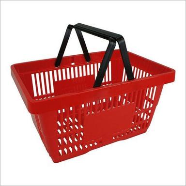 Red Big Apple 28L Shopping Basket