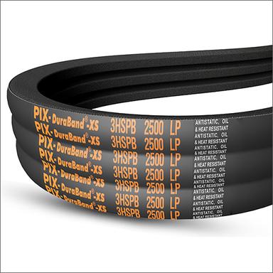 Black Wrap Construction Banded Belts