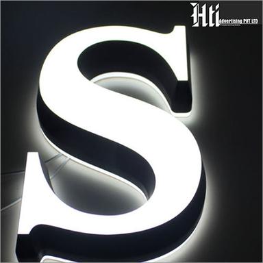 Acrylic 3D Letter Application: Advertising