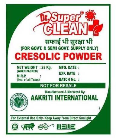 Cresolic White Powder Application: Surface Disinfectant