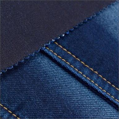Blue Knitted Denim Fabric