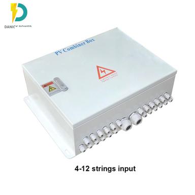 White Ip65 Outdoor High Voltage 1000V Solar Lighting Protection Pv String Combiner Box