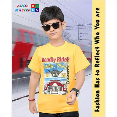 Different Available Boys Cotton Printed T-Shirt