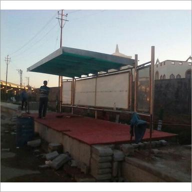 Multicolor Mild Steel Bus Shelter