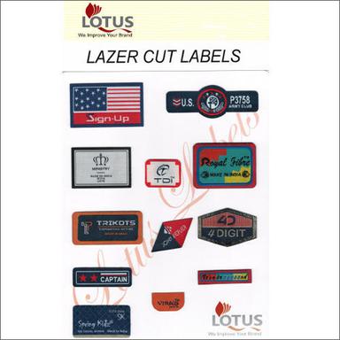 Multicolor Laser Cut Labels