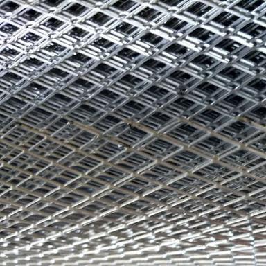 Silver Expanded Metal Mesh