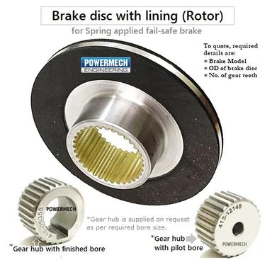 Metal 14.458 Type Emco Simplatroll Brake Shoe Disc