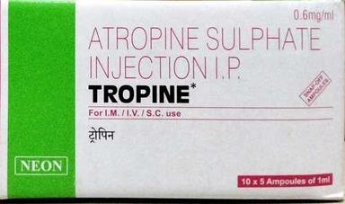 Tropine 0.6Mg  Atropine Sulphate Inj Injection