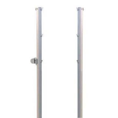 White Iron Badminton Pole