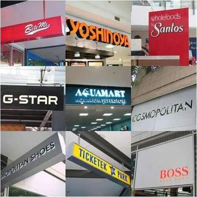 Modern Retail Signage Application: Industrial