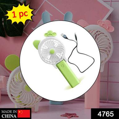 Multi / Assorted Mini Cartoon Style Fan Used In All Kinds Of Places Including Household And Many More For Producing Fresh Air Purposes (4765)