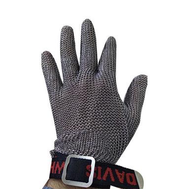 Gray Metal Mesh Glove
