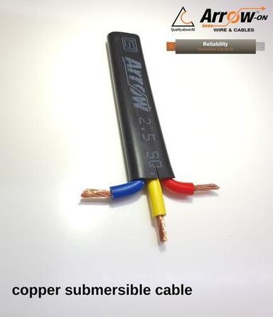 Black Pvc Insulated Flat Copper Cable