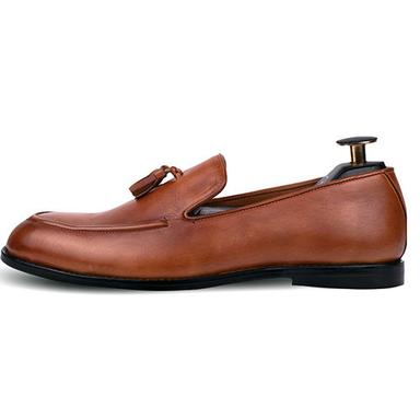 Pu Tassel Leather Loafers