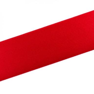 Red Woven Edged Polyester Ribbon Labels