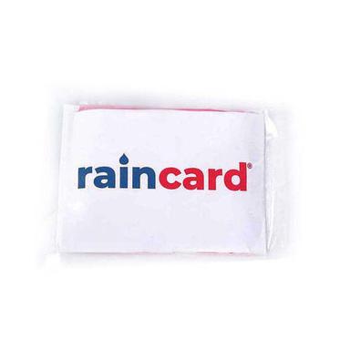 Multi / Assorted Waterproof Rain Poncho With Drawstring Hood Pocket (1425)
