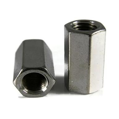 Silver Hex Coupling Nut