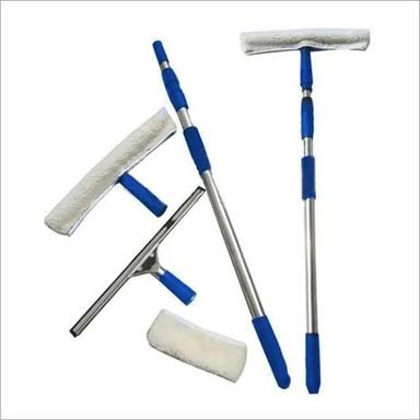 Silver N Blue Glass Cleaning Equipment