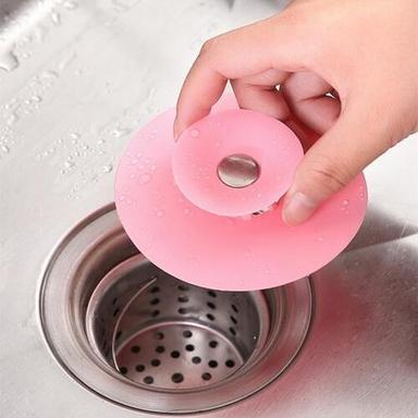 Multi / Assorted Creative 2-In-1 Silicone Sewer Sink Sealer Cover Drainer