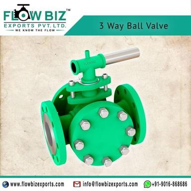 Stainless Steel Three Way Ball Valve Application: Industrial