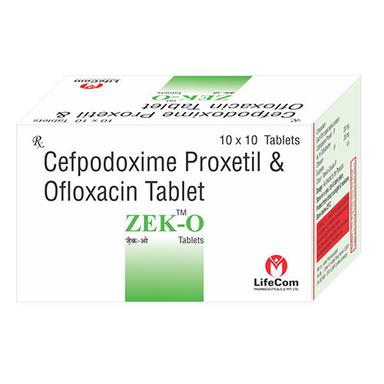 Zek-O Cefpodoxime Proxetil And Ofloxacin Tablets General Medicines