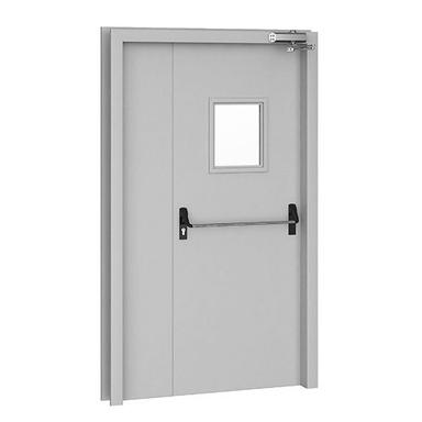 Grey Powder Coated Customizable Fire Exit Doors