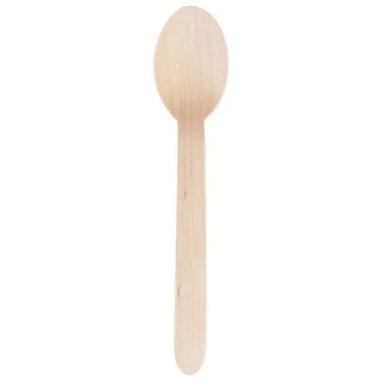 Light Brown Disposable Wooden Spoon