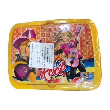 Yellow School Plastic Lunch Box